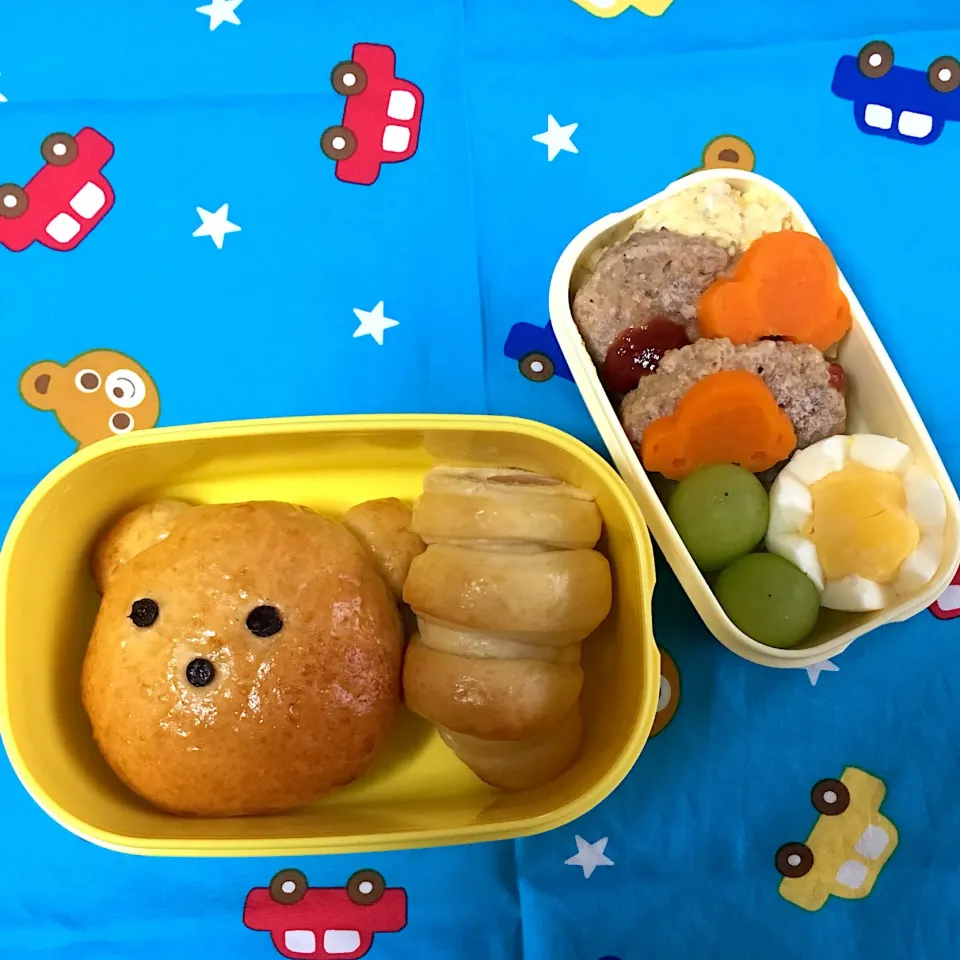 Snapdishの料理写真:2018年9月♡年少さんお弁当|hisaさん