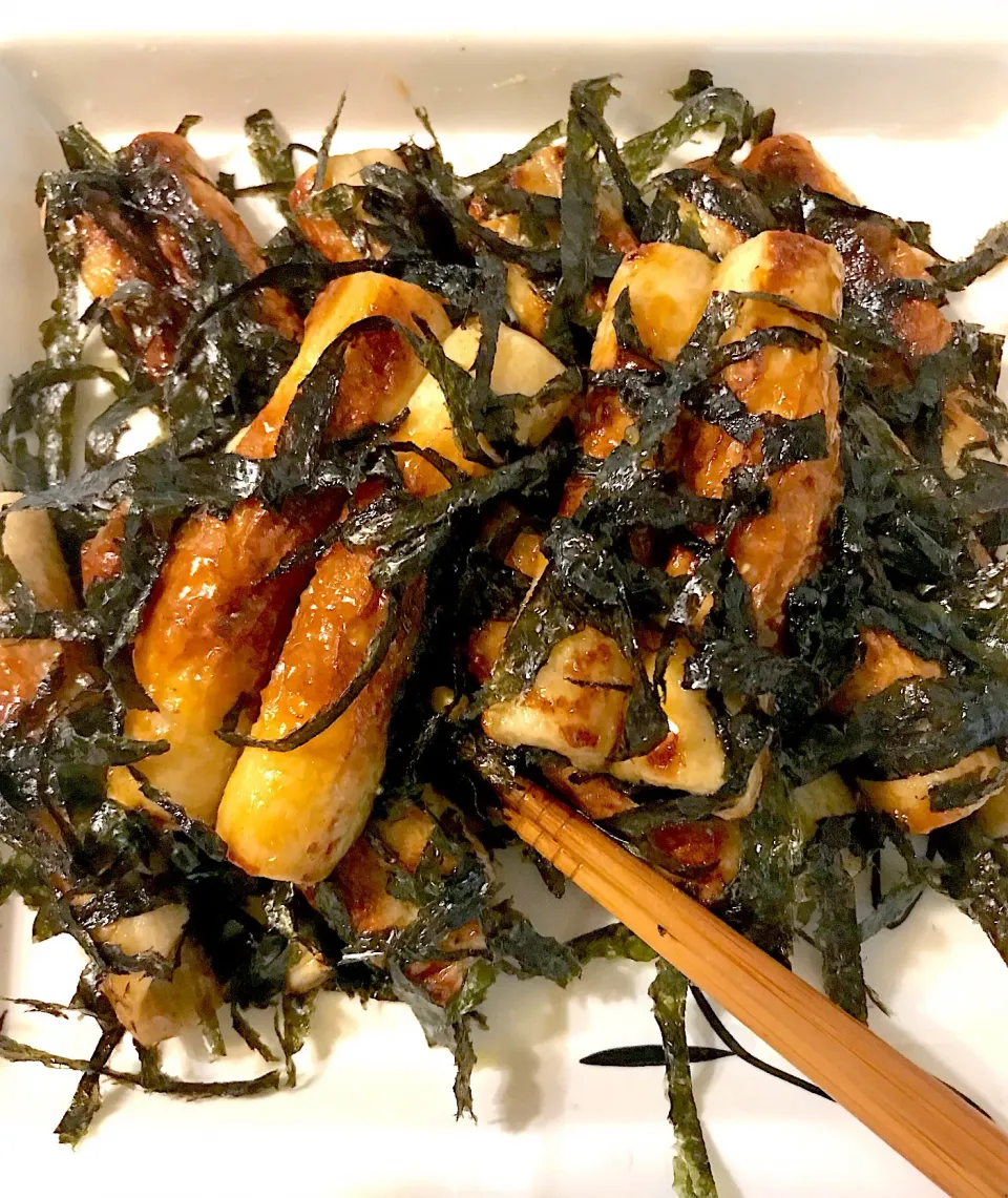 ちくわの蒲焼き海苔まぶし 孫ちゃんの家用|シュトママさん