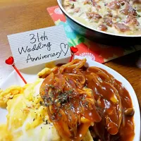 Snapdishの料理写真:結婚記念日|はせさん