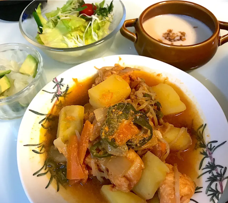 鶏むね肉でもやわらか〜い！
ハチミツとコチュジャンで漬け込んだ
野菜たっぷりヤムニョムチキン
#ヤムニョムチキン|Snow10さん