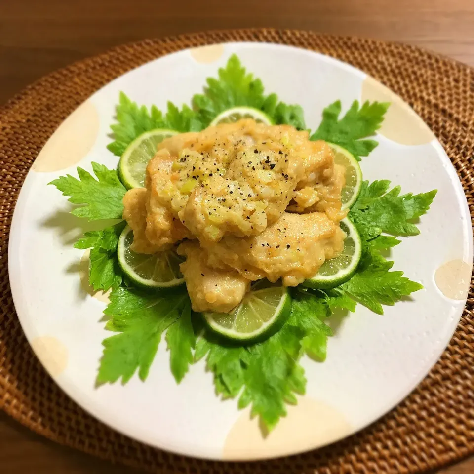 今日の夜ごはん🍽鶏肉の中華風マヨネーズ炒め|lemon_ mintさん