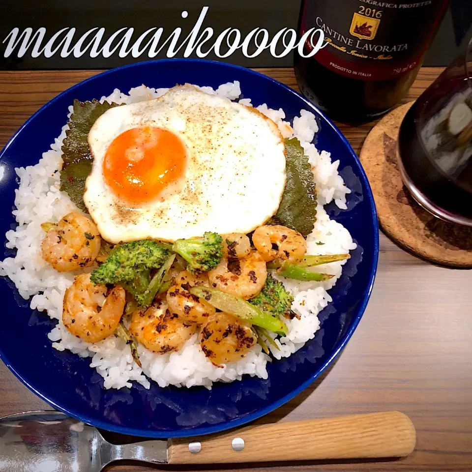 ワンプレート晩ご飯🍷|マイコさん