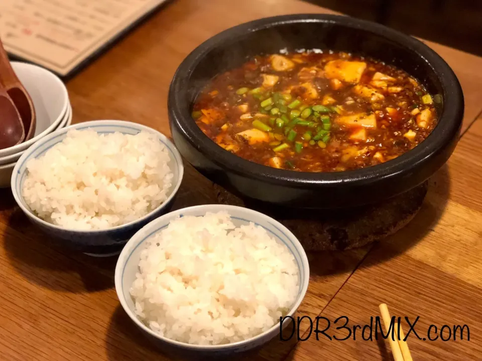 旬菜中華バルミツカン 本格四川麻婆豆腐とご飯|ddr3rdmixさん