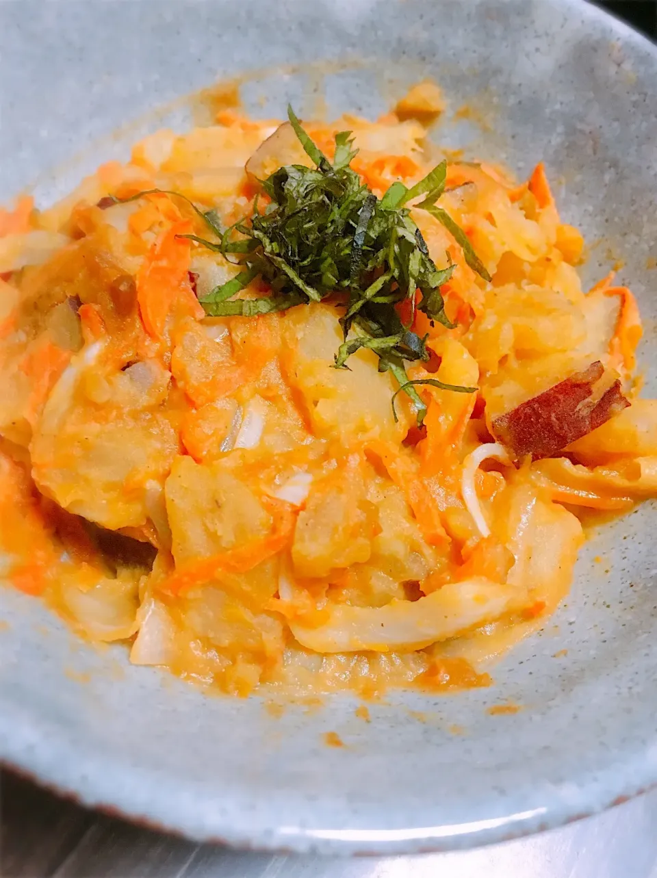 かぼちゃとさつまいものカレー風味サラダ|綾さん