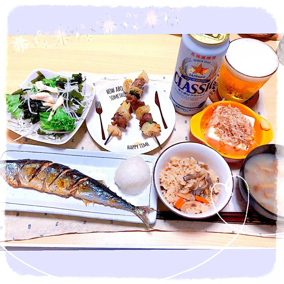 ９／２７ ｔｈｒ
晩ごはん🍴＊○°|rinaronarさん