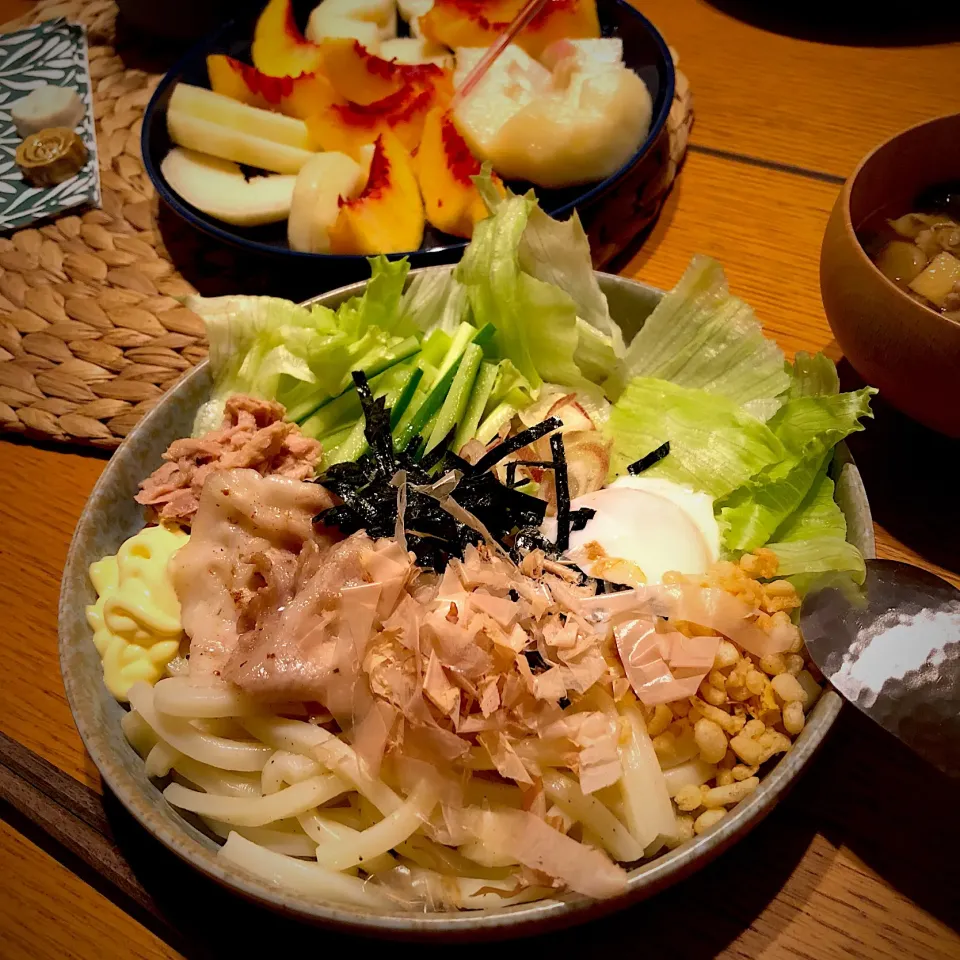 Snapdishの料理写真:サラダうどん.+*:ﾟ+｡.☆|Roooriさん