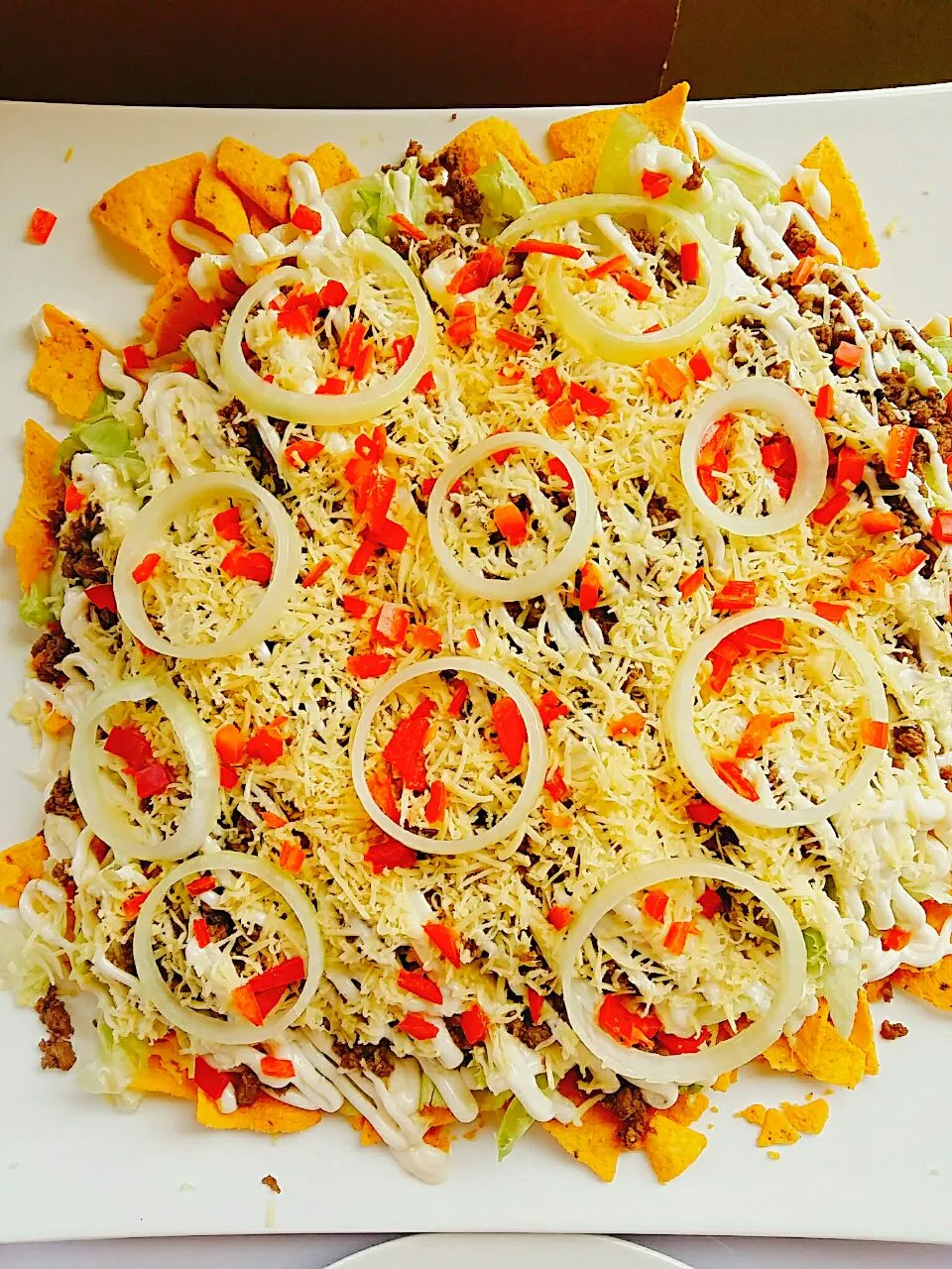 Cheesy Beef Nachos|luisa's apronさん