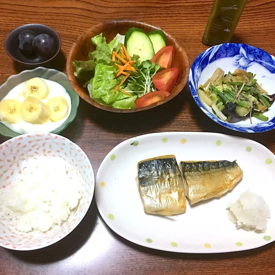 Snapdishの料理写真:塩サバ定食🍳🐟|めいこさん