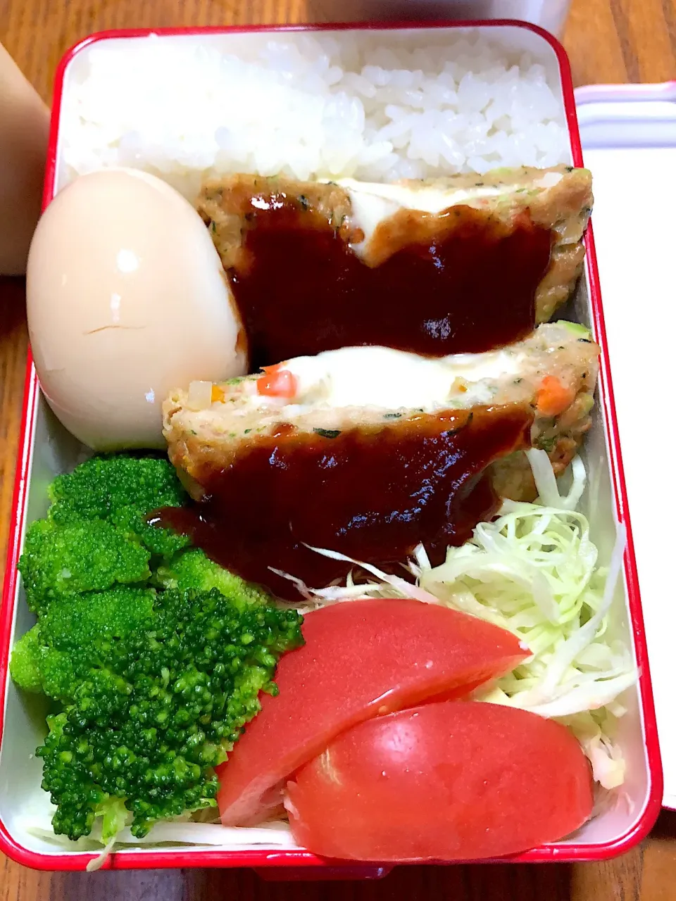 9月28日(金)チーズ入り豆腐ハンバーグ🥚|かよっぺさん