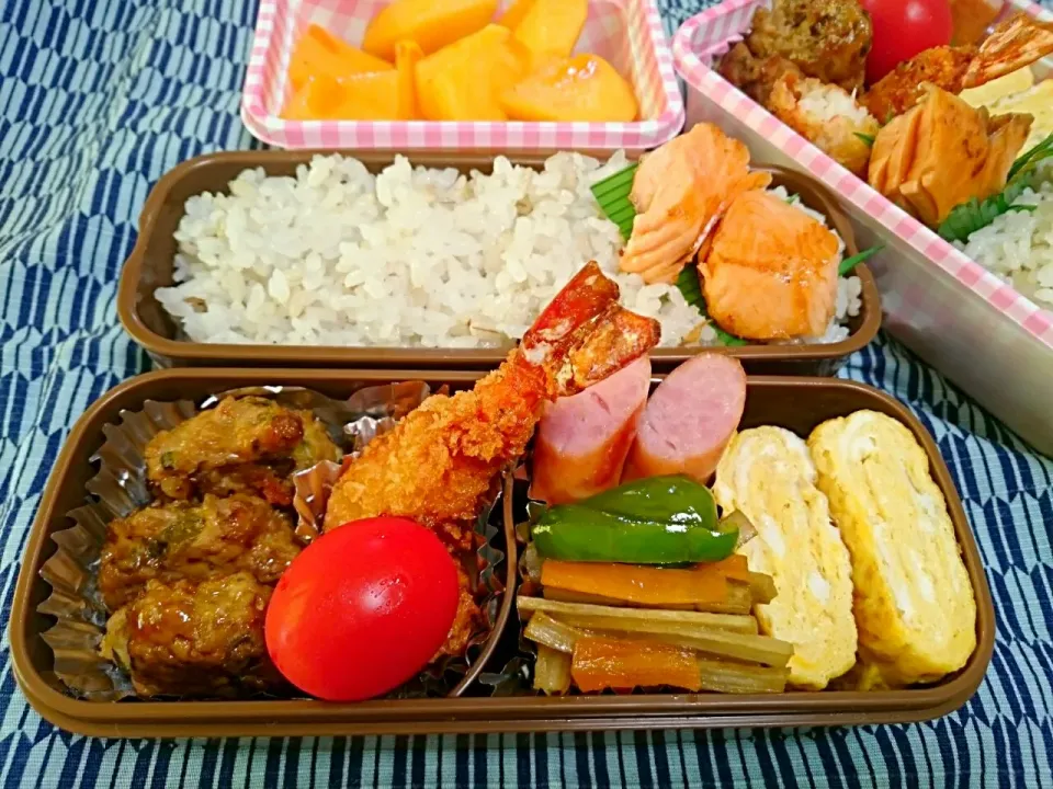 ☆今日のお弁当☆　パパのお弁当作り始めました。|hamamaさん