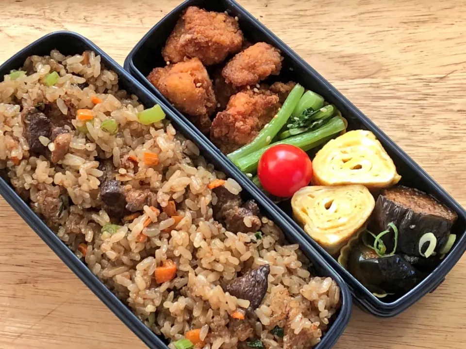 魯肉飯で炒飯 弁当|弁当 備忘録さん