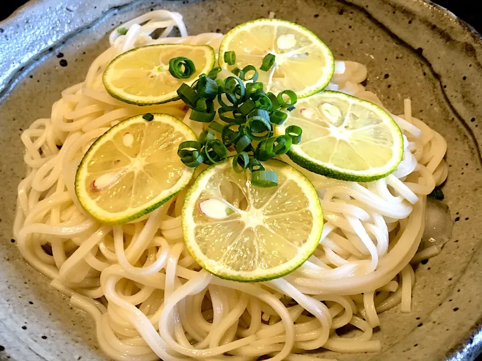 今季食べ納め❓ すだち冷麦
#汗かき💦冷麦
#麺好き男のランチ|mottomoさん