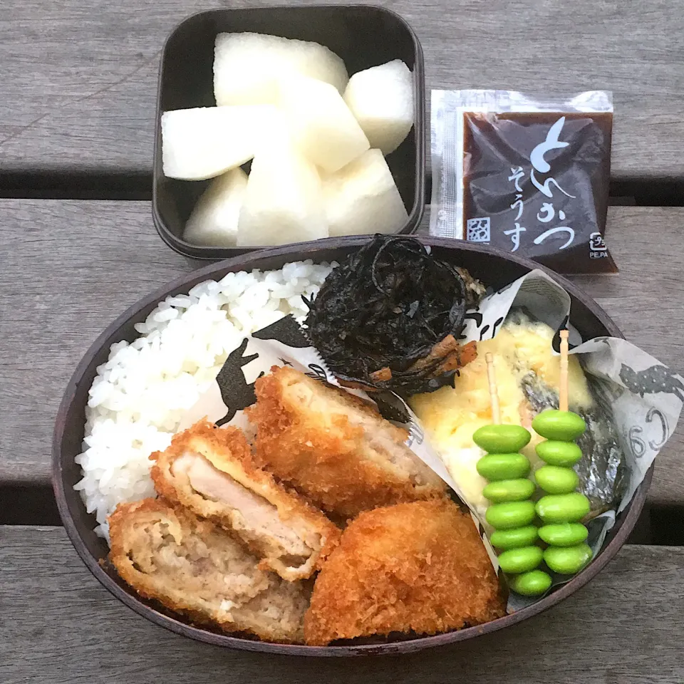 Snapdishの料理写真:#男子高校生弁当  #曲げわっぱ弁当|さい。さん