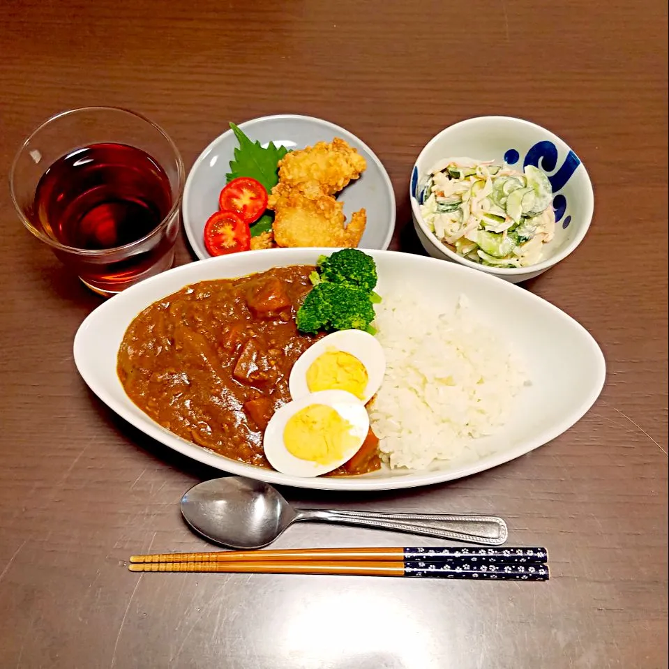 カレーライスの夜ご飯♡|Mami.Nさん