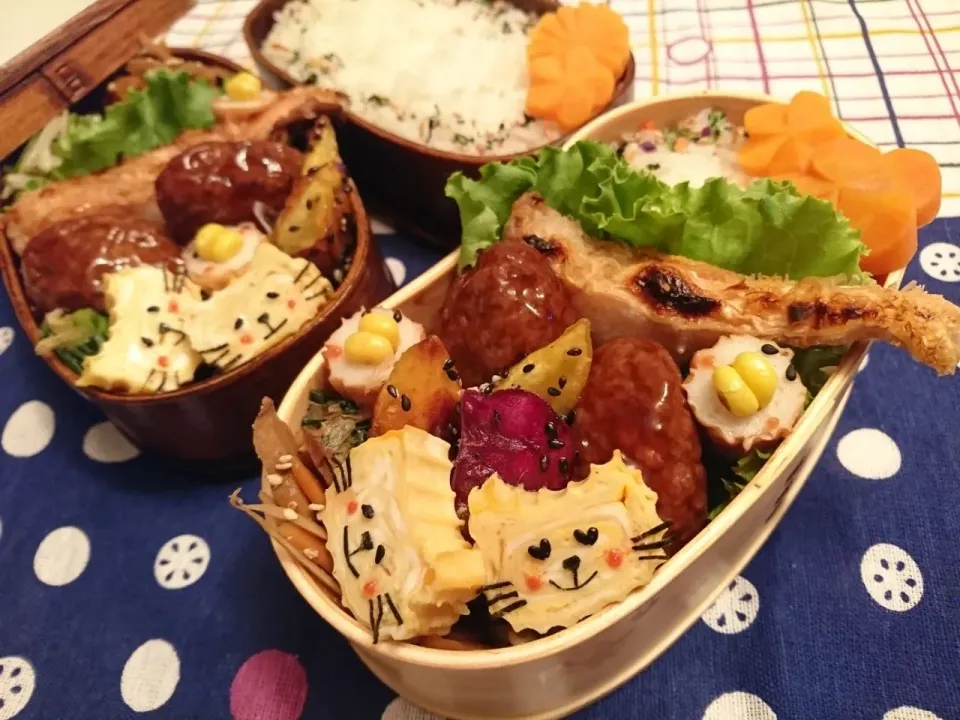 ねこさん卵焼き弁当☆*。|glutton_maaさん