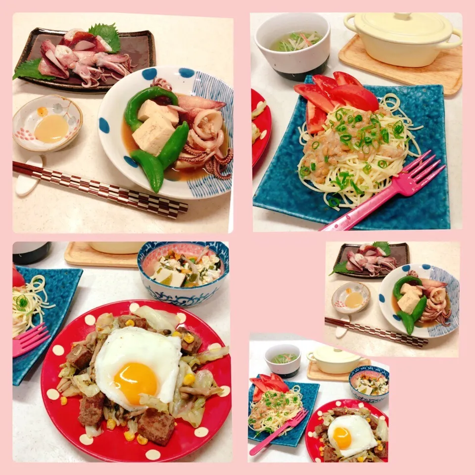 Snapdishの料理写真:【旦那の夕飯とシフォンケーキの結果】|ぷらっとさん