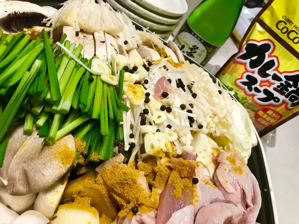 Snapdishの料理写真:かれーなべ|654worksさん