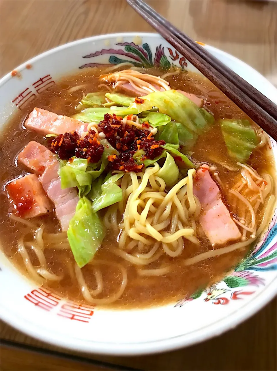 Snapdishの料理写真:味噌ラーメン🍜|wildcat山猫さん