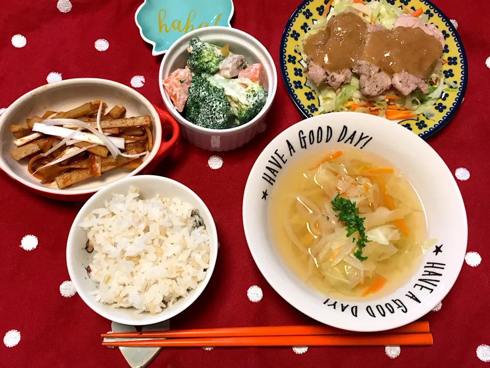 豚ヒレ肉の玉ねぎソース定食|ゆりさん