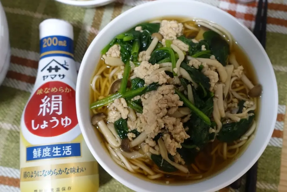 絹醤油でそばつゆ|cookingパパ五郎さん