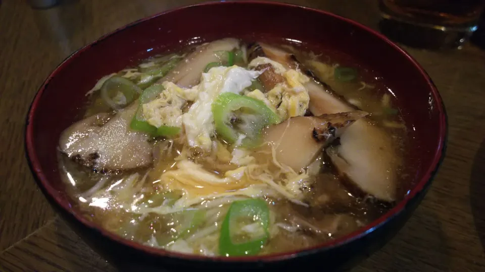 Snapdishの料理写真:松茸そうめん。
台風の前に飯食っとこ♪|kamekameさん