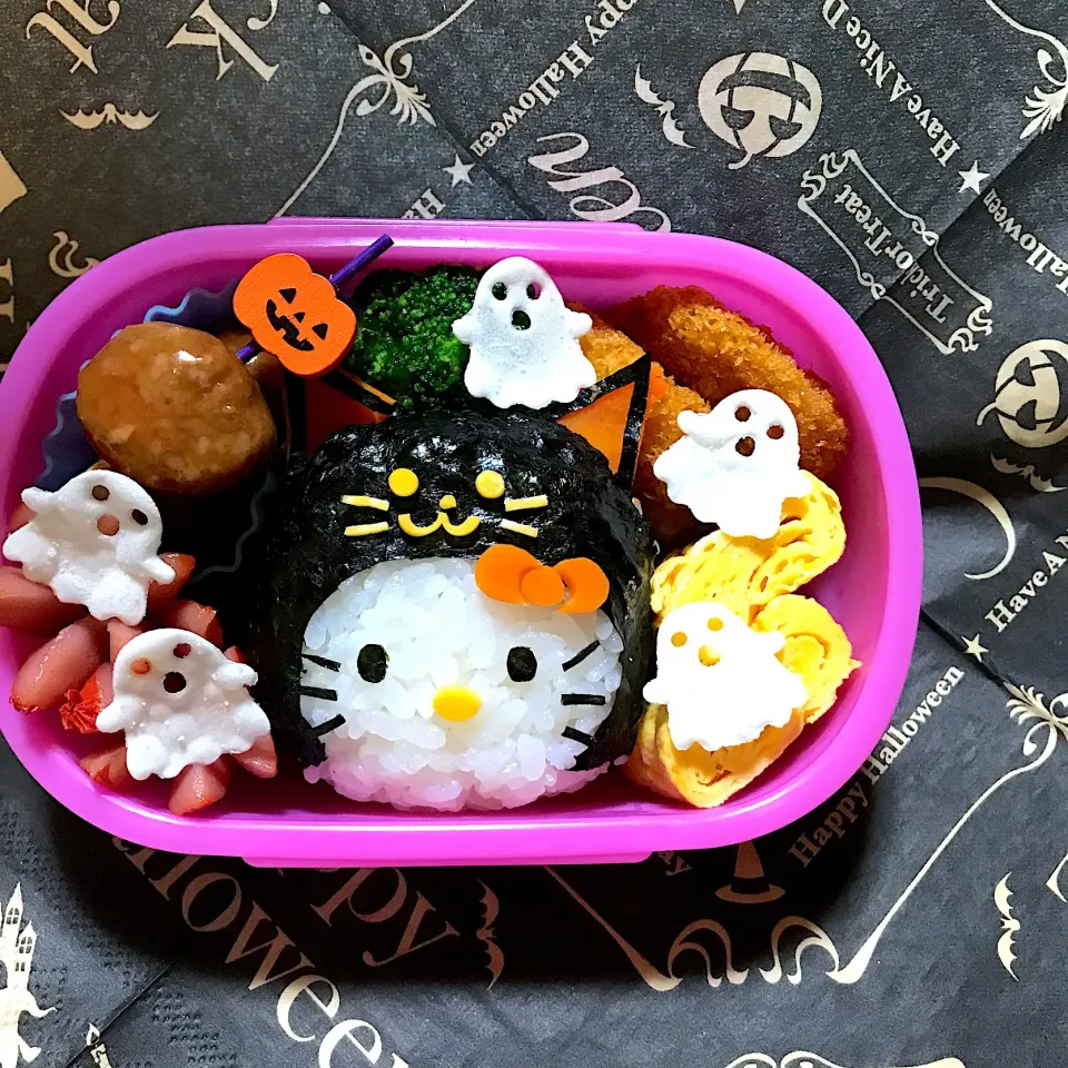 ハロウィンキティ弁当🎃|＊C＊さん