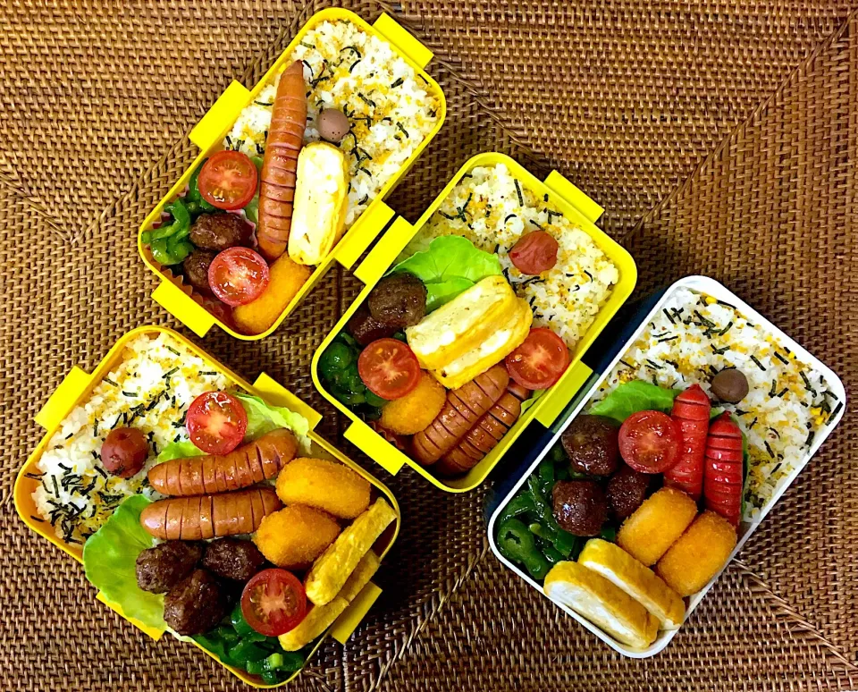 #中高生弁当  #父ちゃん弁当 #久しぶりののりたま|よちこさん