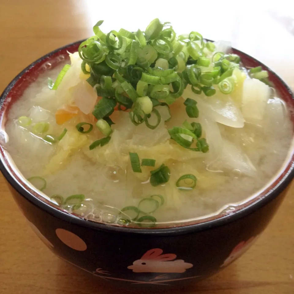 具沢山味噌汁🍀汁物好きの季節到来✨|まいりさん