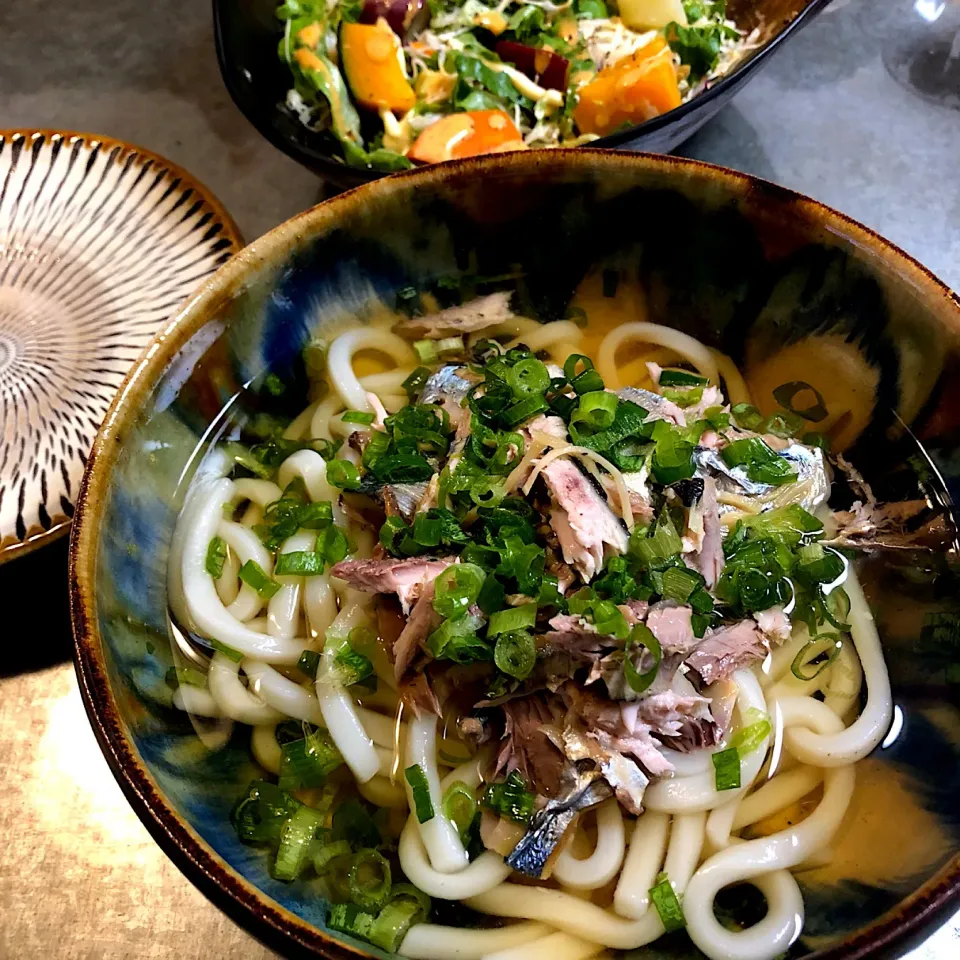 ぶっかけ秋刀魚うどん#サンマ|nao子さん