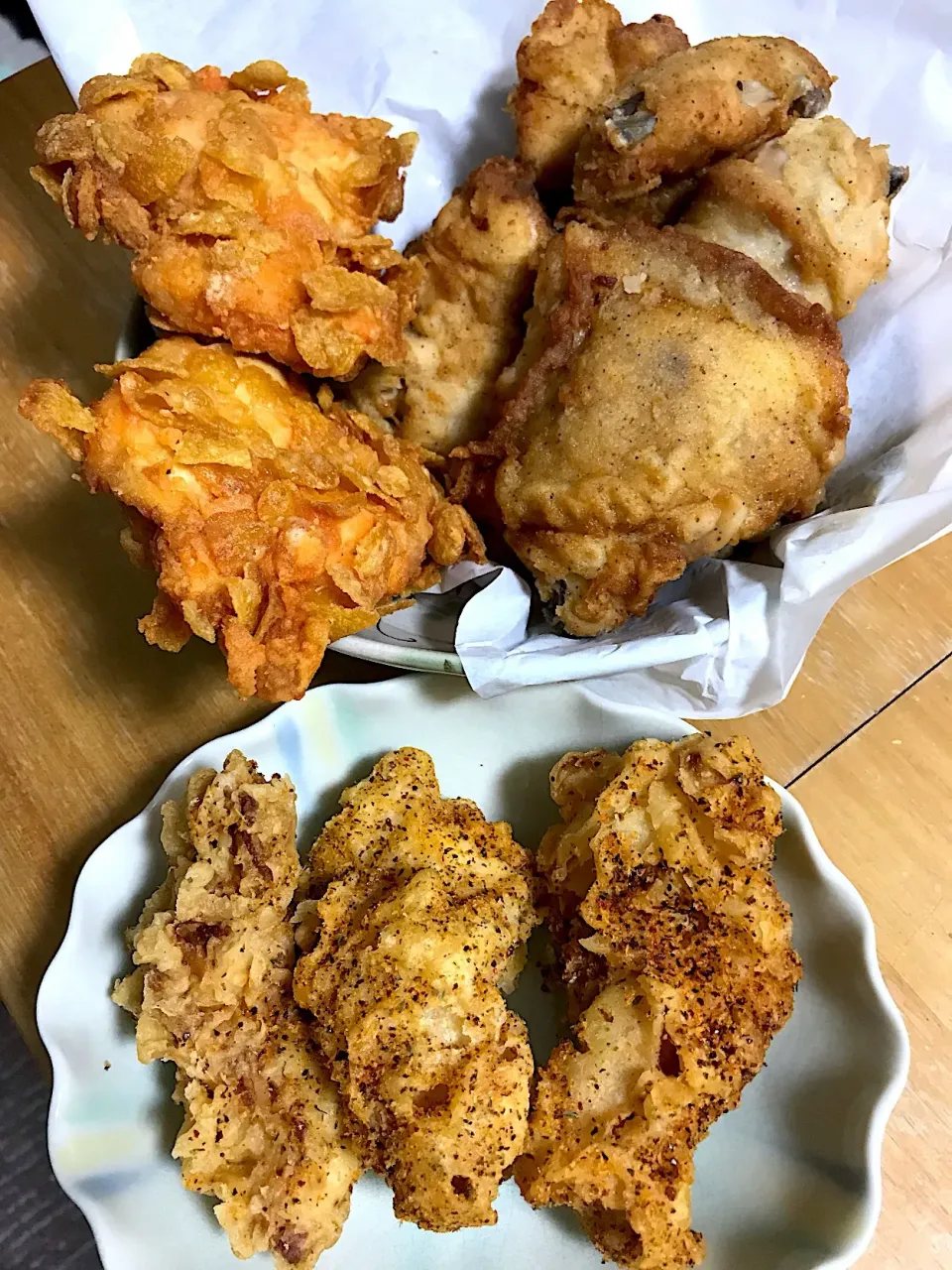 ＫＦＣ   とりの日パック
和風とり天 ＋オリジナル4
骨なしスパイシーメキシカン2|るみおんさん