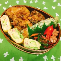 Snapdishの料理写真:#のり弁
#わっぱ弁当 #中学生弁当 #剣道部弁当 これでも #女子弁 #おべんたぐらむ #オベンタグラム|Yukiyo  Aoyamaさん