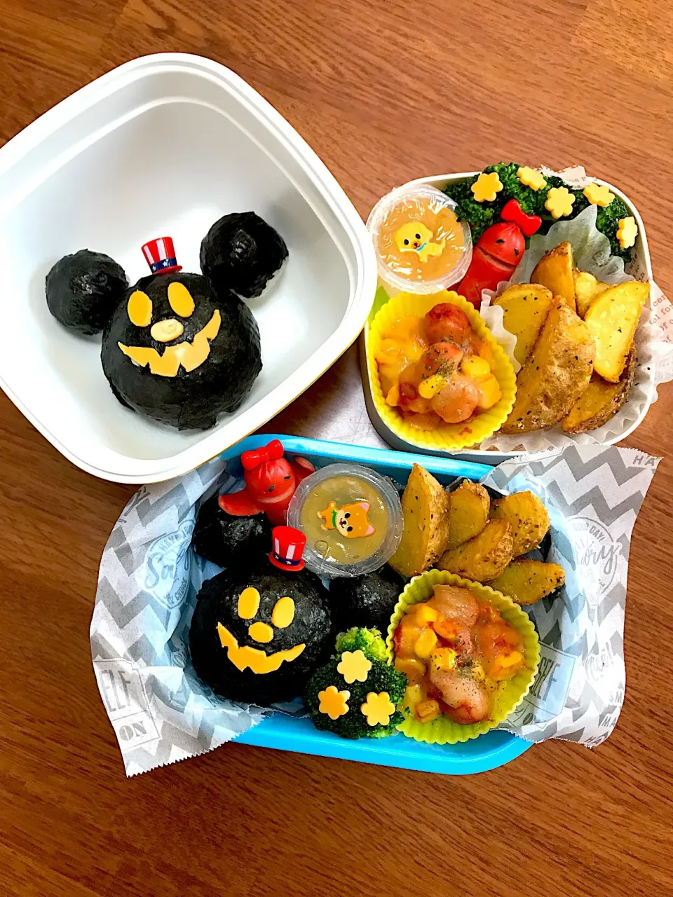 ハロウィンミッキー弁当♡|かなさん