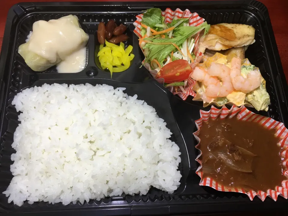 野菜のたっぷりハヤシライス 日替わり宅配弁当 豊川市豊橋市一部エリア配達|Naokazu Kuritaさん