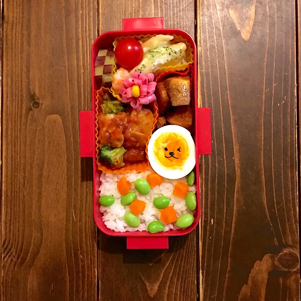 チキンのトマト煮弁当🍅|ともさん