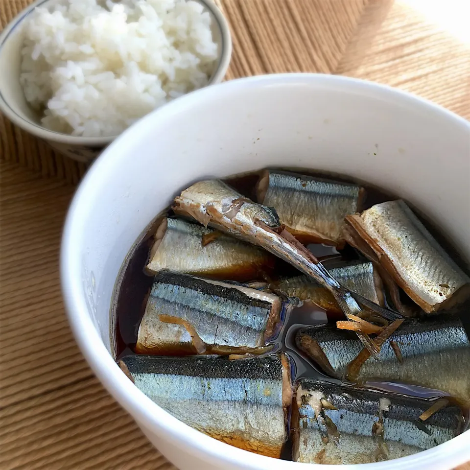 秋刀魚の圧力鍋煮|むぎこさん