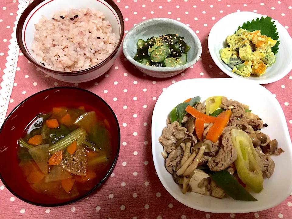 すき煮定食|ゆぴさん