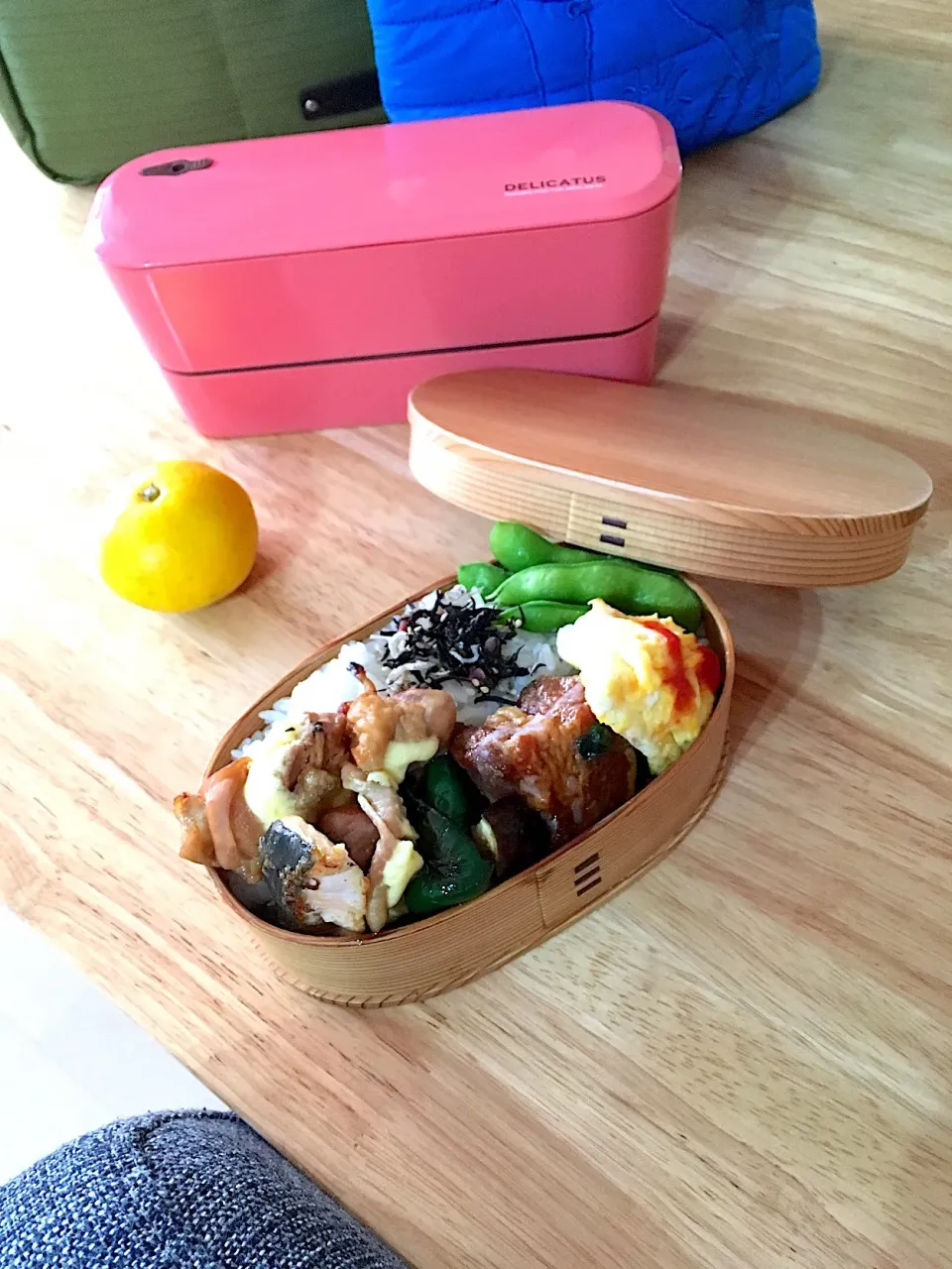 Snapdishの料理写真:今日の旦那さんお弁当(ﾉ≧∀)ﾉファイトォ─────!!|さくたえさん