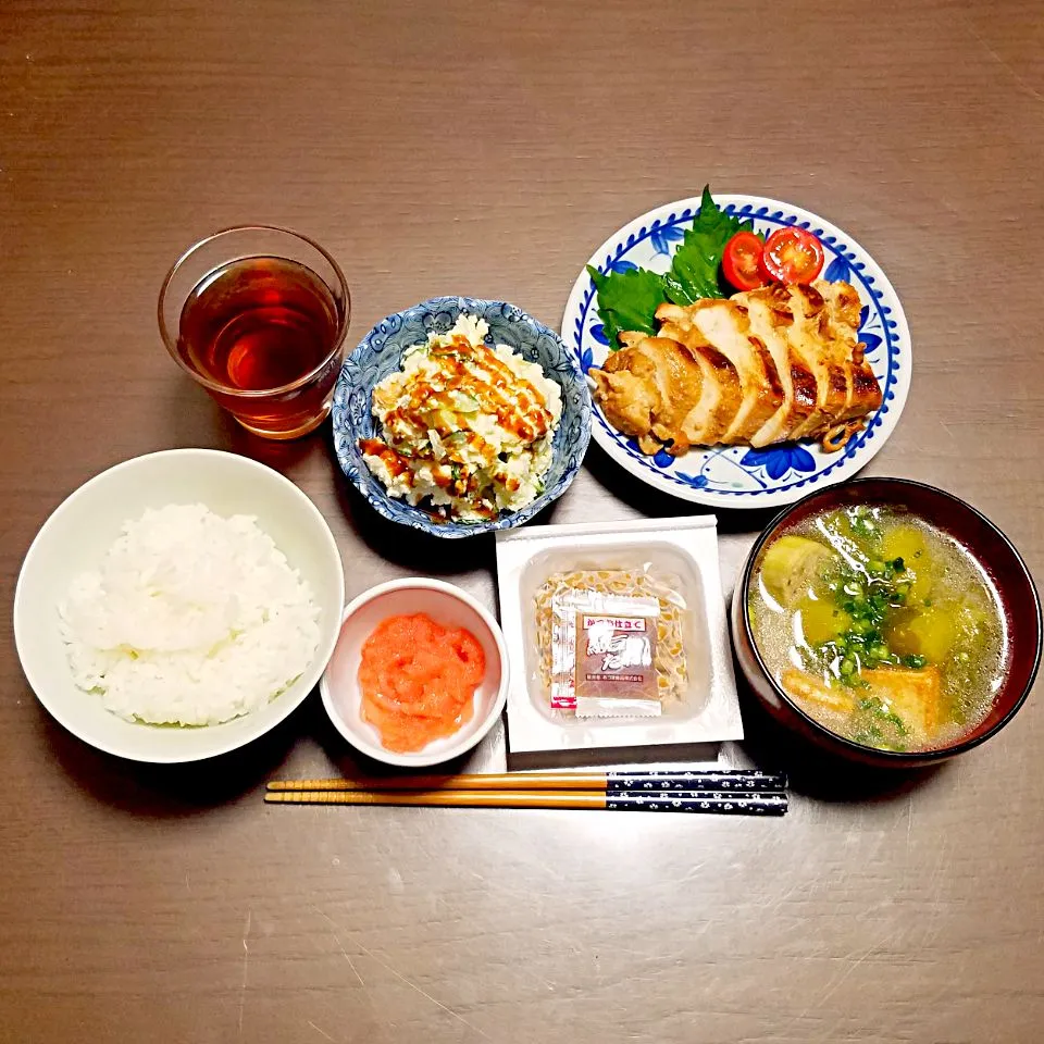 鶏肉の醤油麹焼きの夜ご飯♡|Mami.Nさん