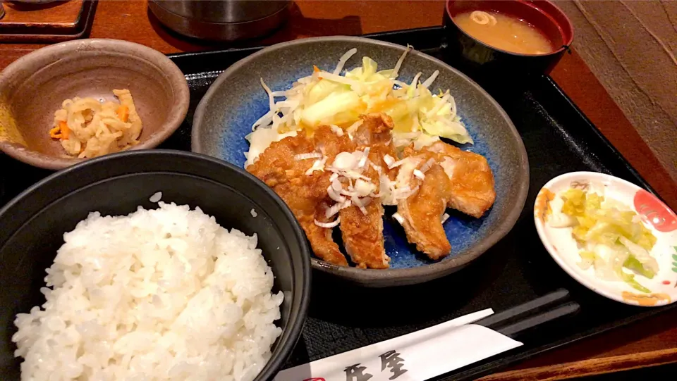 【日替】豚竜田揚 〜 葱ソース 〜|momongatomoさん