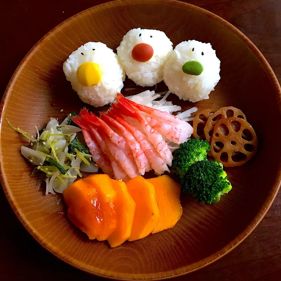 甘海老入り、ワンプレートランチ😃😄🙂|みっこちゃんさん