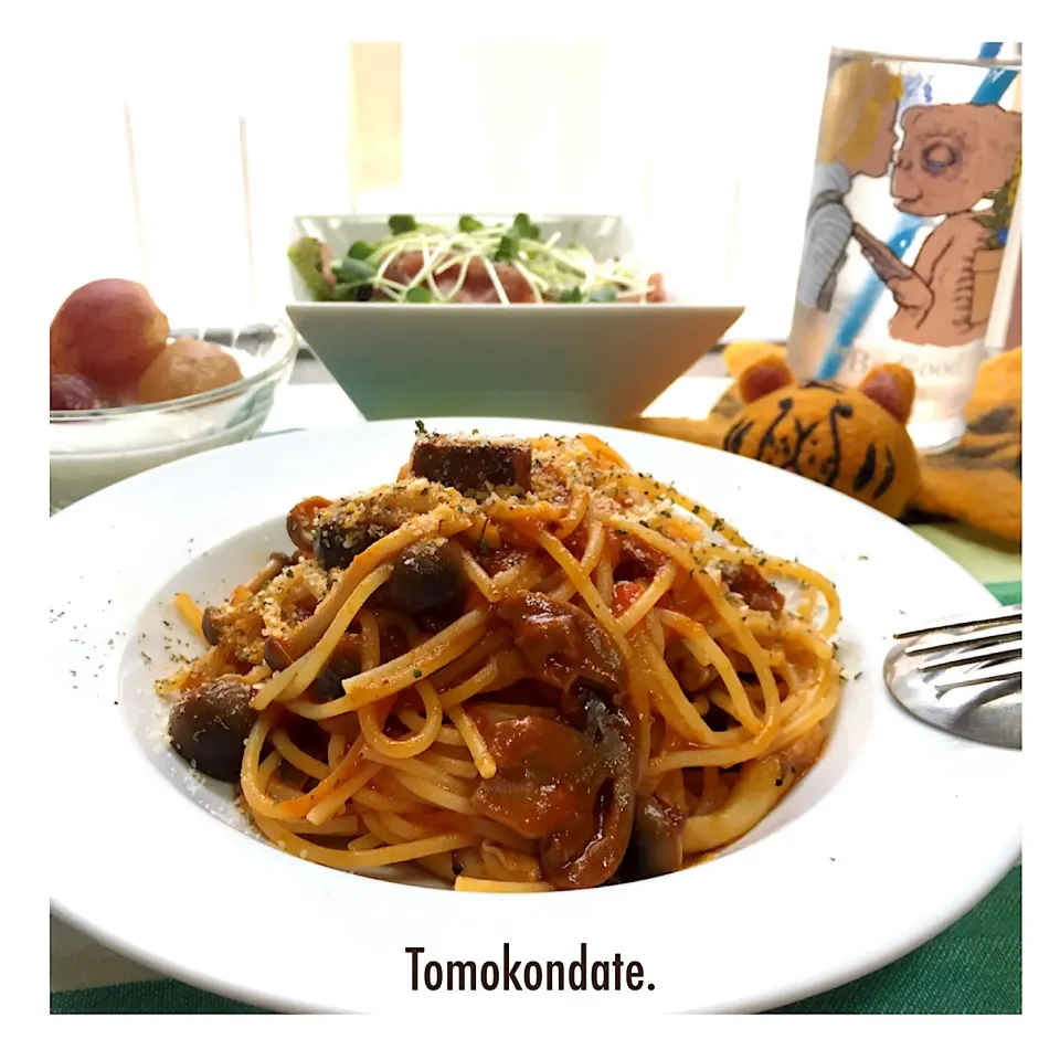 ピエトロ風ナポリタンのデミグラスソース仕立て🍝♡|🇯🇵ともこちゃん。さん