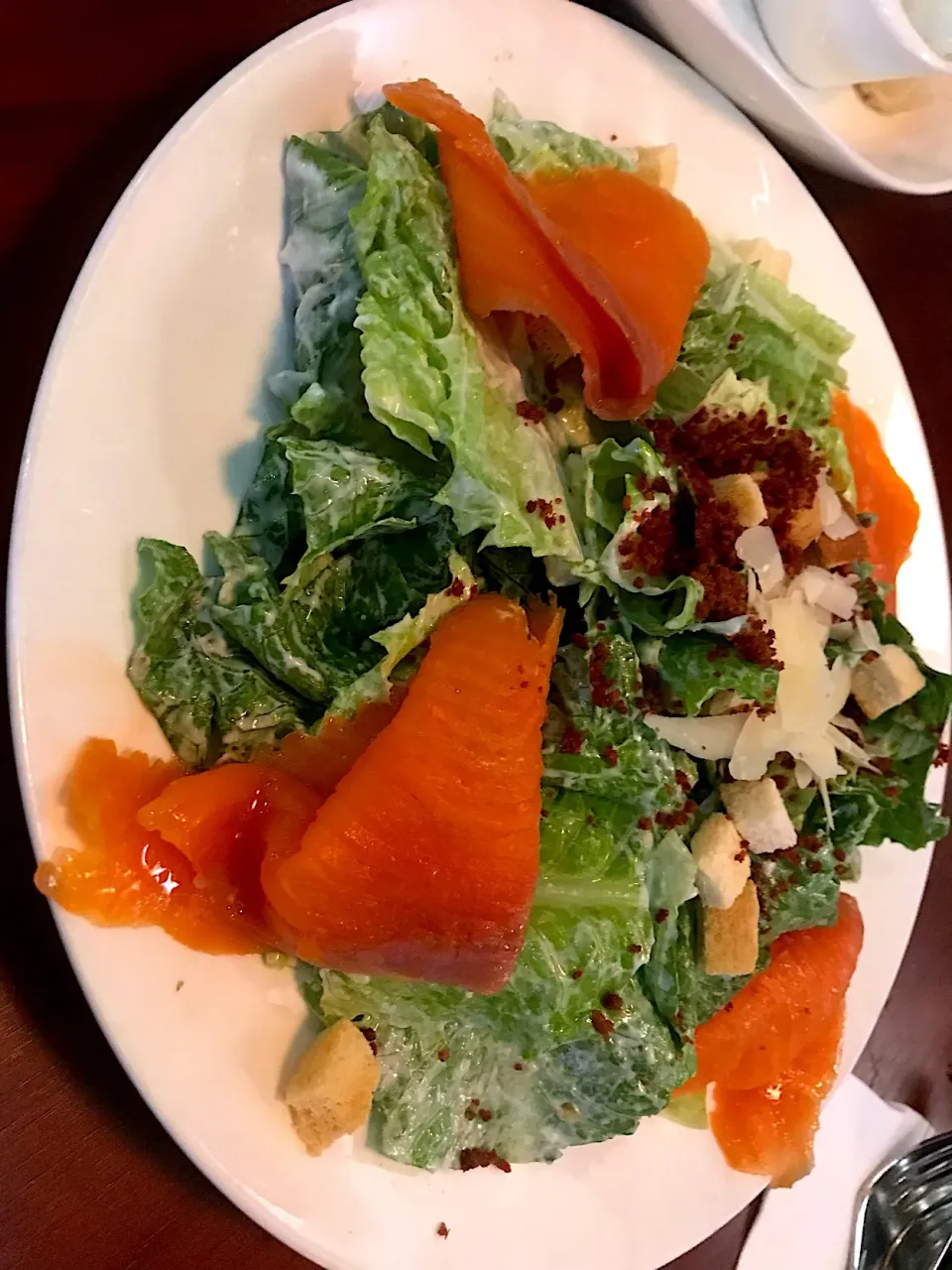 Caesar salad with Norway smoked salmon|Sky Blueさん