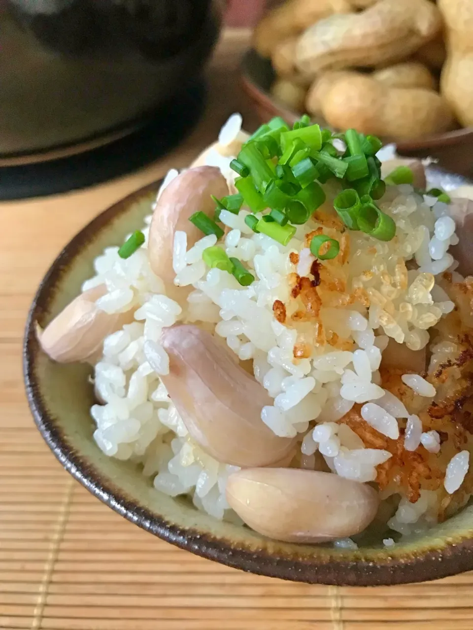 シカノシェフの生落花生の炊き込みごはん🍚いただきます🙏✨|アッチさん