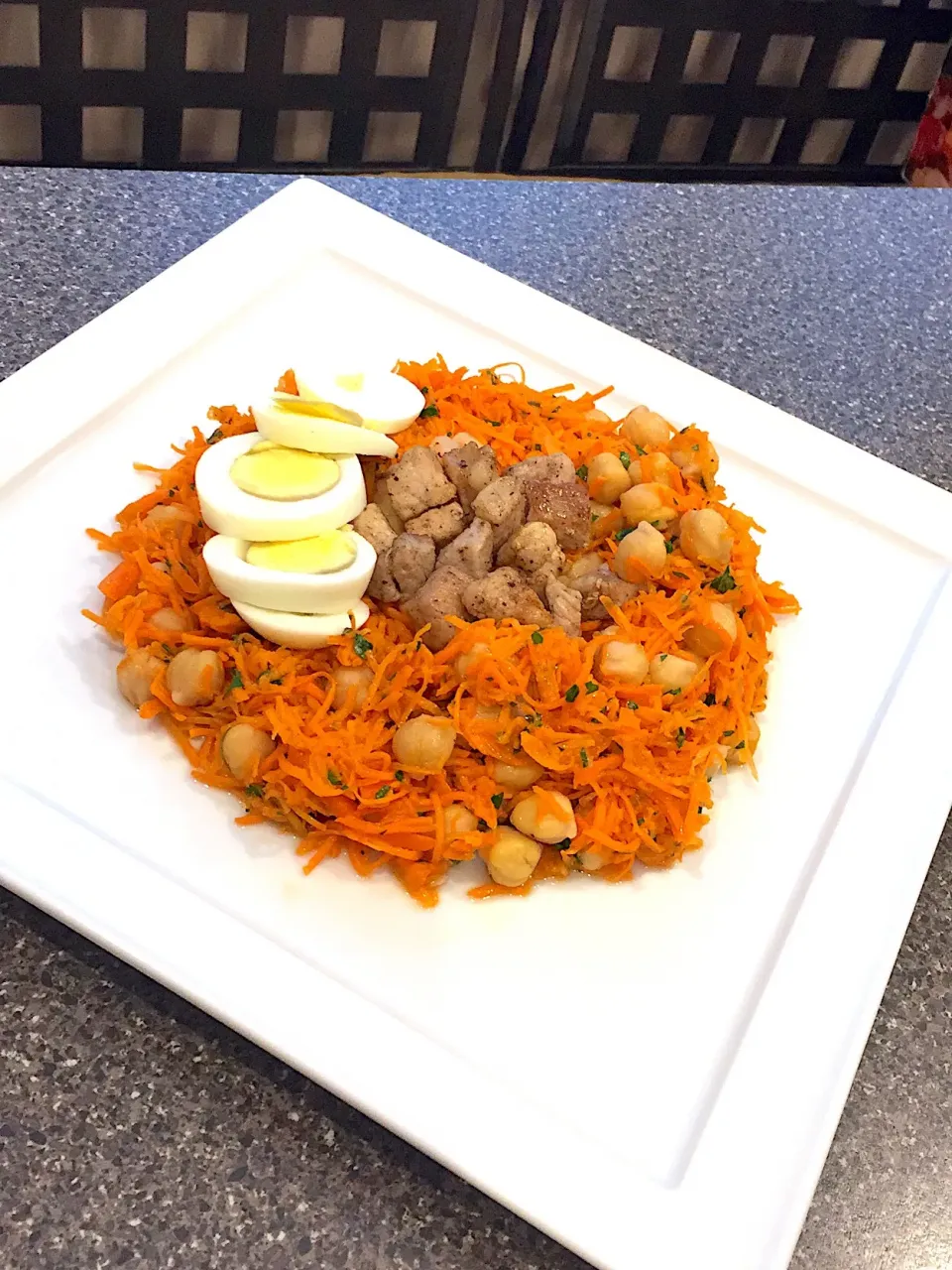 Carrot’s salad and chickpeas|FitMomDoc19さん