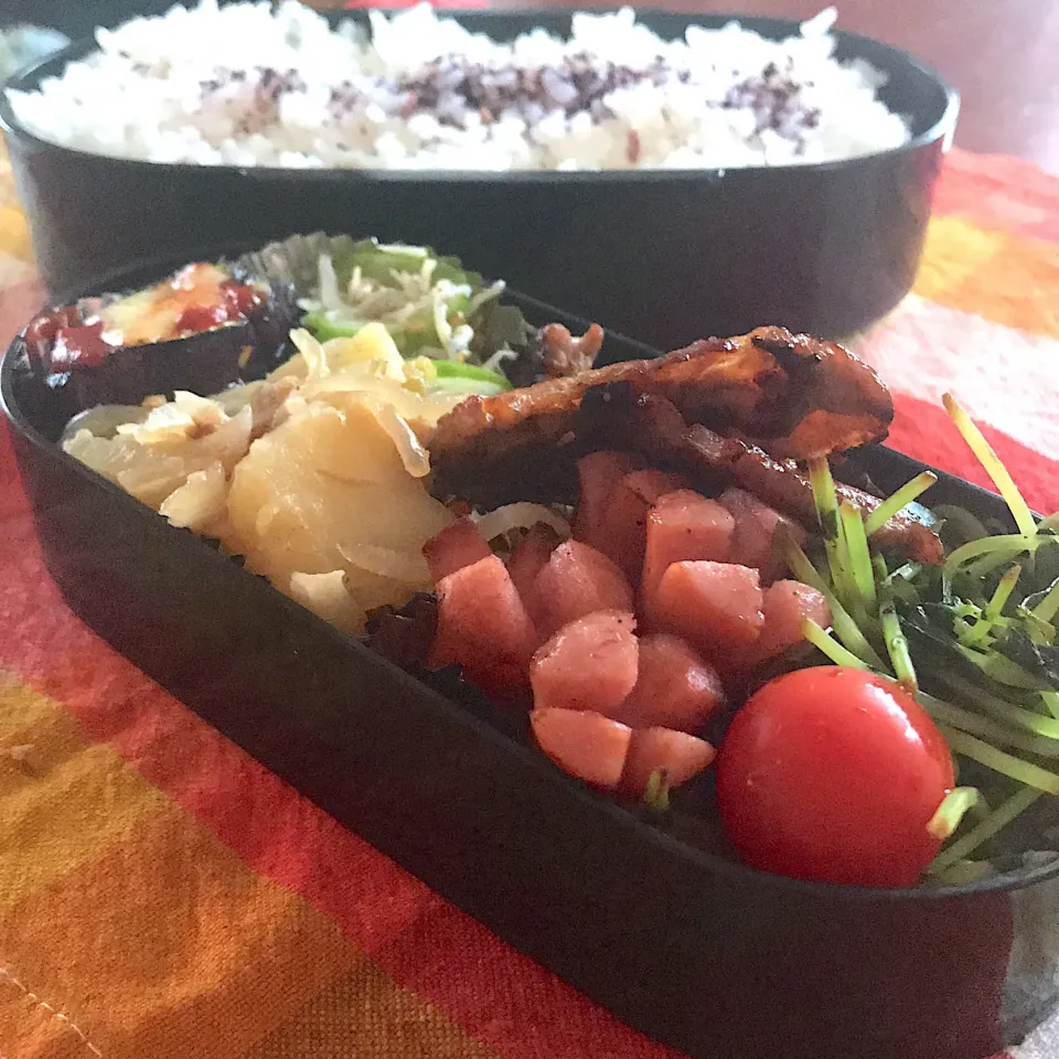 今日のお弁当🍱
肉じゃが
豆苗炒め

すっきりした秋空
今日も
時間を有効に使って
頑張って
まいりましょう

気をつけて
いってらっしゃい👋😊|mokoさん