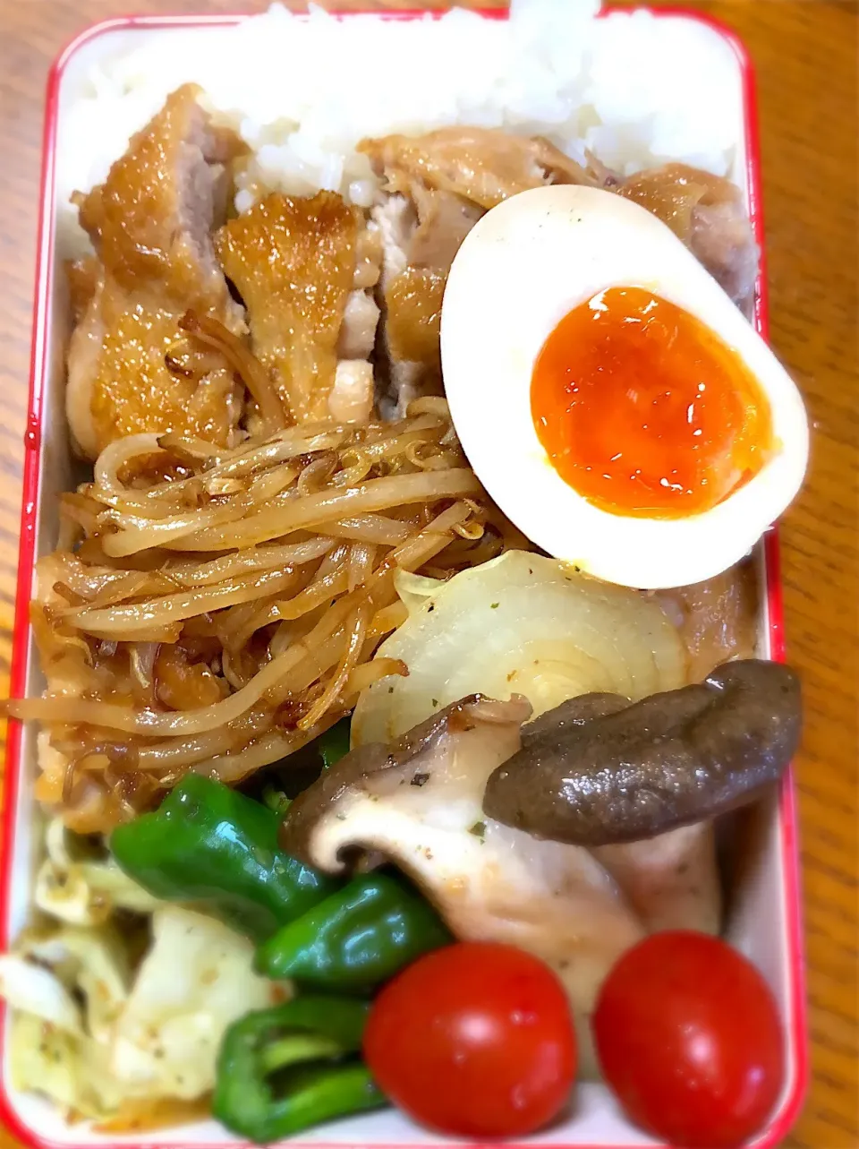 Snapdishの料理写真:10月3日(水) 照り焼きチキン弁当🐓|かよっぺさん