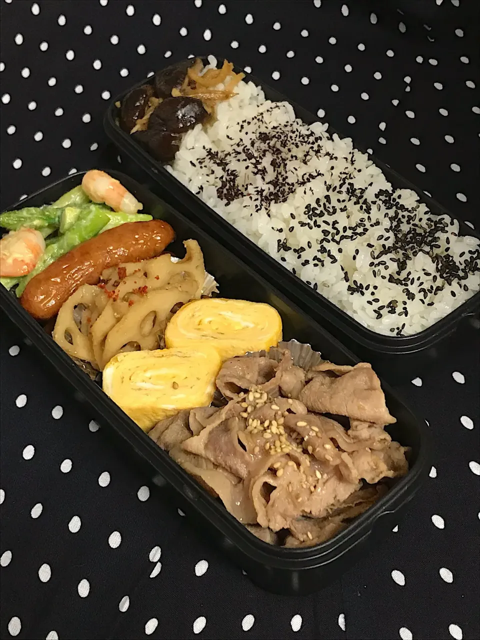 佐野未起さんの椎茸と生姜の佃煮 入りお弁当|nononkoさん