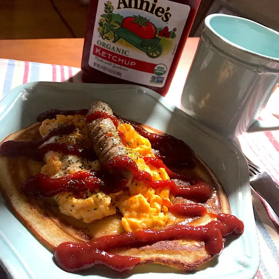 グルテンフリーパンケーキでお一人様ランチ🥞|ららさん