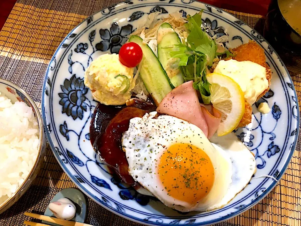 ハンバーグランチ|愛ママさん