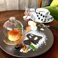 デザートセット 住之江のカフェマメムギさんにて👻☕️🍰